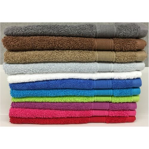 Lot De 2 Serviettes Invités Anthracite - 30x50