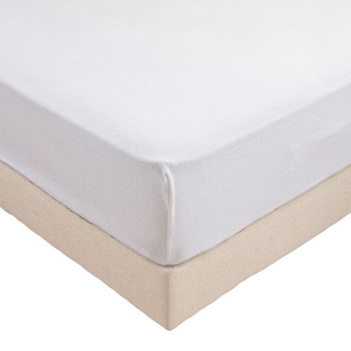 Protège Matelas Coton 200 G/m² 140x190 Cm - Forme Drap-housse, Molleton Doux Et Respirant, Bonnet 30