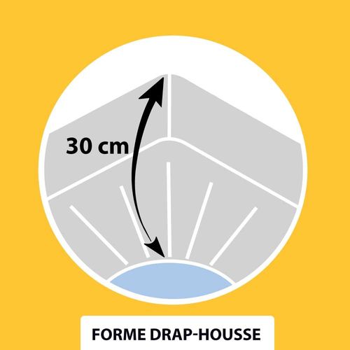 Protège Matelas Coton 400g/m²  180x200