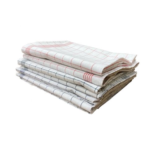 Torchons À  Carreaux Métis - Lot De 6