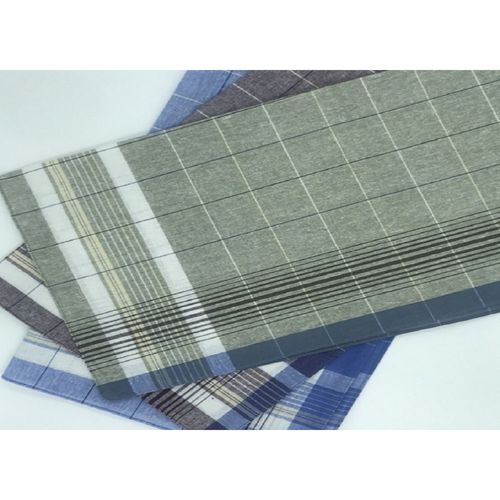 Lot De 6 Mouchoirs De Travail Carreaux Bigarré - 100% Coton - Doux Et Écologique - 50x50cm