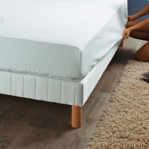 Protège Matelas 80x190 Imperméable Molleton Coton/polyester Contrecollé Pu