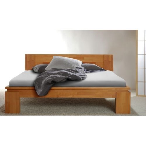 Lit En Bois Massif Moderne Naturel Huilé - Vinci Haut 180 X 200 Cm