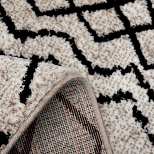 Tapis Berbère 120x170 Tissé Motifs Tribaux Lyn8 Mabal Beige