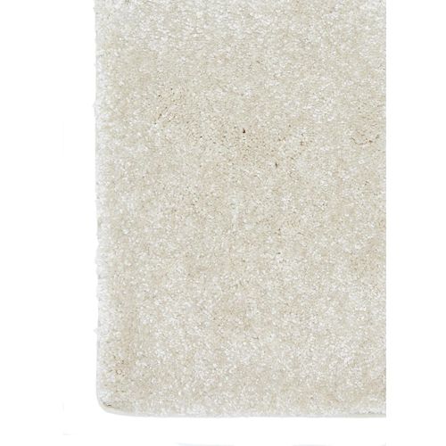 Tapis Salon 200x200 Tissé Blanc Cassé Carré Motif Uni Epaissia