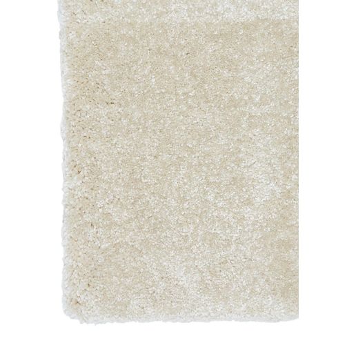 Tapis Grand Salon 300x400 Tissé Blanc Cassé Rectangle Motif Uni Epaissia +