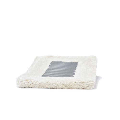 Tapis Grand Salon 300x400 Tissé Blanc Cassé Rectangle Motif Uni Epaissia +