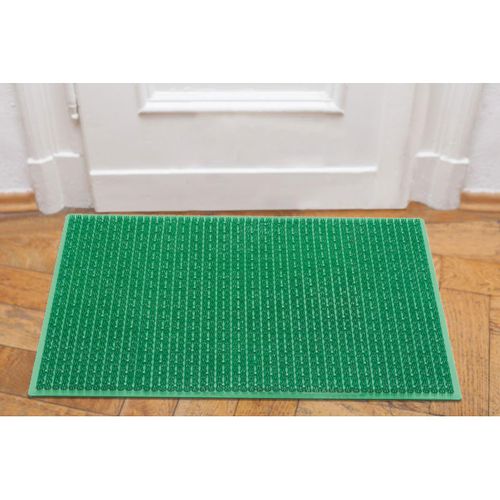 Paillasson Novus Vert 40x60 En Polyamide Doux Et Soyeux