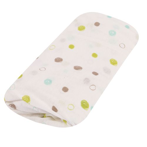 Drap Housse Imprimé Pois Colorés - 70x140 Cm - Blanc