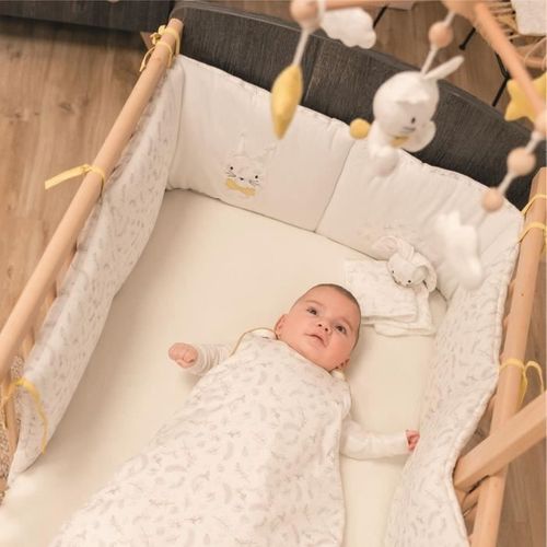 Nid D'ange Leafy Bunny - Ecru - 80 Cm