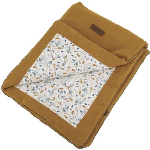 Couverture Double Face - Au Fil De L'eau - 75 X 100 Cm - Caramel