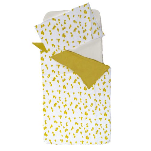 Parure De Lit Enfant Esprit Safari - 100x140 Cm - Jaune