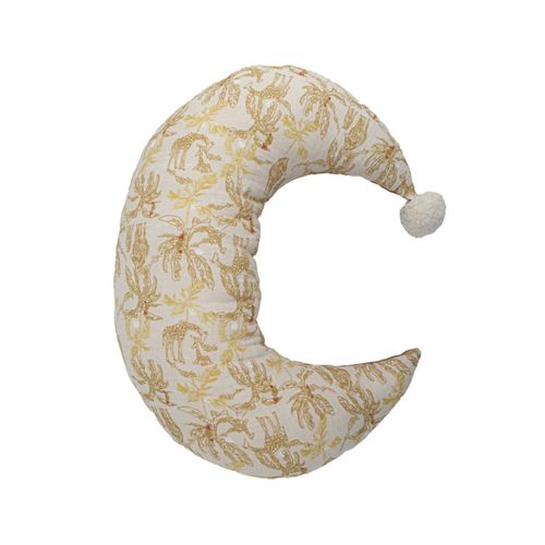 Coussin Bébé Demi Lune - 30x40 Cm - Beige