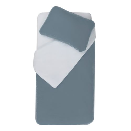Parure De Couette Bicolore Pour Enfant - 100x140 Cm - Bleu Marine