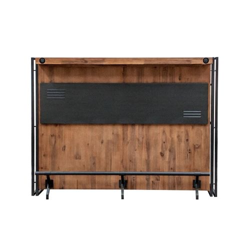 Bar Industriel Comptoir 140 Cm En Bois D'acacia Et Métal - Workshop