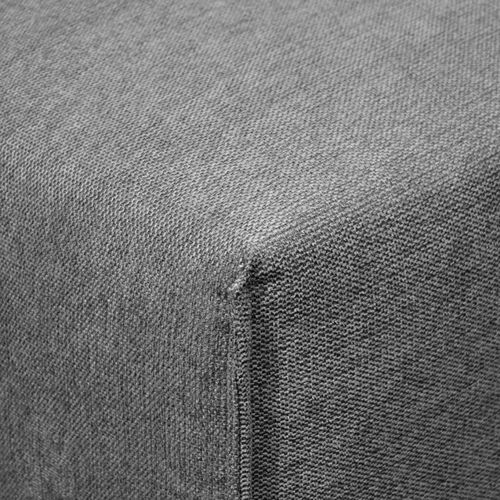 Accoudoir Pour Canapé Modulable En Tissu Gris Anthracite - Modulo