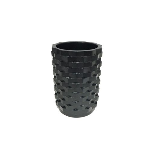 Set 4 Accessoires Salle De Bain Noir - Wendy