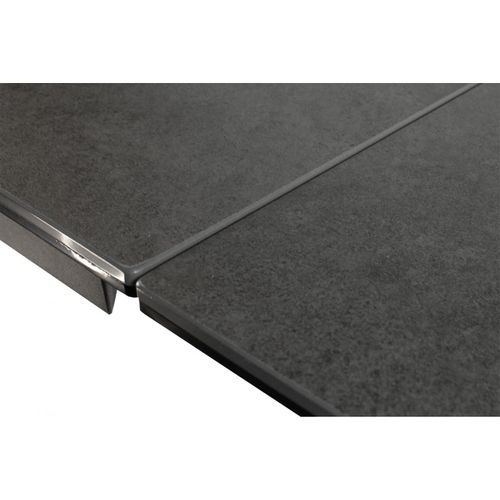 Table Extensible 140 à 200 Cm Céramique Gris Anthracite - Matrix 1