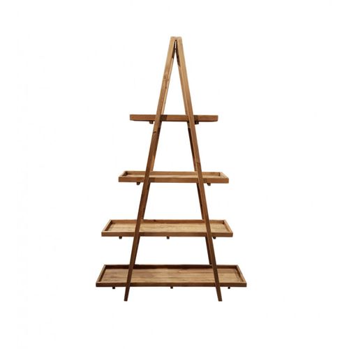 Etagères Pyramide Bois 4 Niveaux Pin Recyclé - Chalet