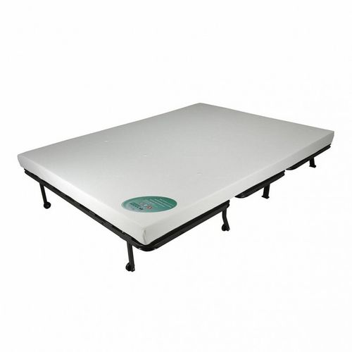 Banquette Lit BZ 140x190 Cm En Tissu Jaune Et Matelas 12 Cm – Buzzy