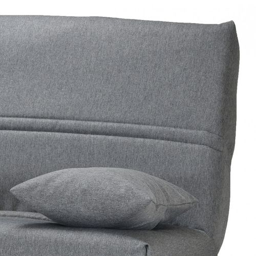 Clic Clac 130x190 Cm En Tissu Gris Et Matelas Bultex® 14 Cm - Harold