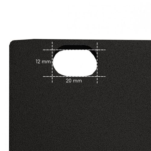 Pied De Table De Repas Métal Noir Design Croisé Étoile H.65 Cm - 06