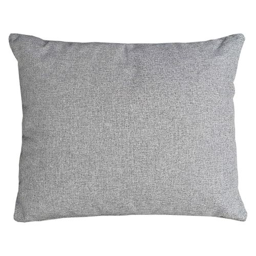 Set 6 Coussins Décoratifs Pour Lit Tissu Gris Chiné 3 Tailles - Aisha