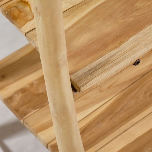 Meuble D'entrée / Portant En Bois De Teck Massif H. 160 Cm - Mariano