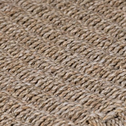 Fauteuil Bas Lounge Incliné En Bois De Teck Et Herbes Marines - Tala