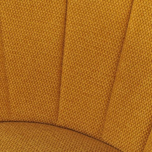 Tabouret De Bar En Tissu Jaune Moutarde Et Piètement Métal – Montreal