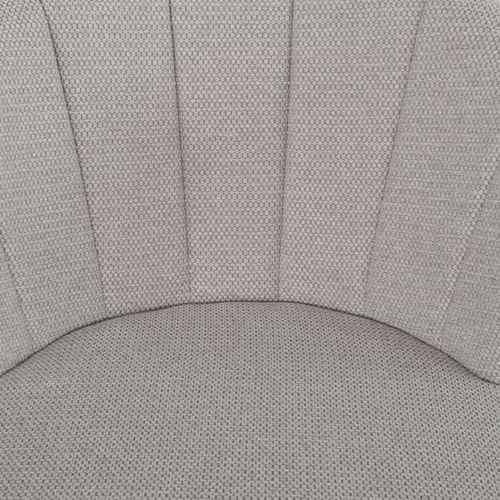 Lot 2 Chaises De Bar Tissu Gris Clair Avec Piètement Métal – Montreal