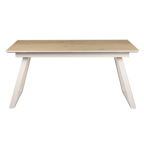 Table De Repas Extensible 160/200 Cm Placage Bois De Chêne - Marjorie