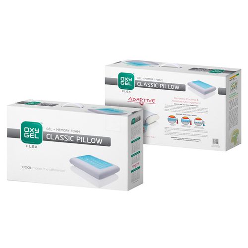 Oreiller 60 X 40 Cm Gel Oxygel™ Et Mousse à Mémoire De Forme - Hypnos