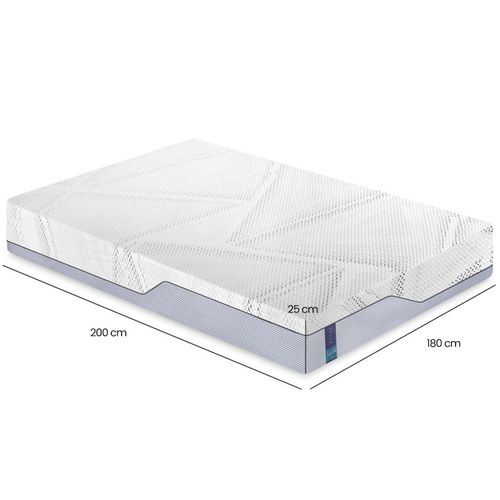 Matelas Mousse 180x200 cm Accueil Mémoire De Forme Et Gel Air Feel™ – Songes