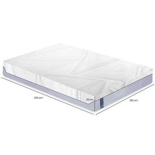 Matelas Mousse 180x200 cm Accueil Mémoire De Forme Et Gel Air Feel™ – Mirage