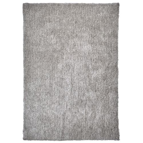 Tapis 140 X 200 Cm Shaggy à Poils Courts Doux Gris Clair – Cosmos