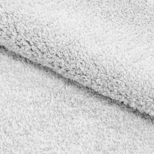 Tapis 140 X 200 Cm Shaggy à Poils Courts Doux Blanc – Cosmos