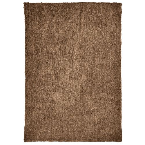 Tapis 200 X 300 Cm Shaggy à Poils Courts Doux Marron – Cosmos