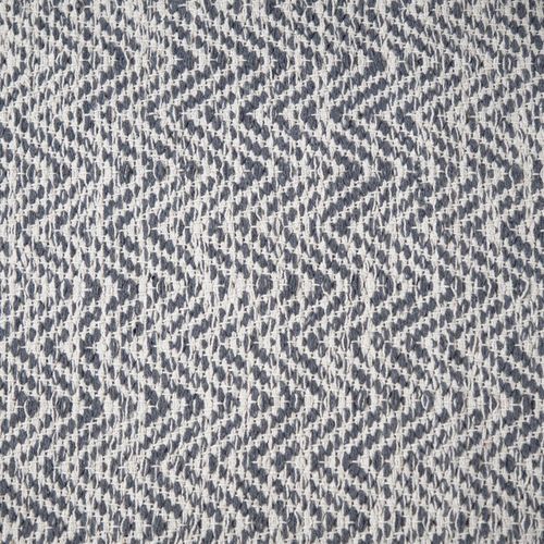 Tapis 140 X 200 Cm En Coton Brodé De Motifs Chevrons Gris Clair – Glow