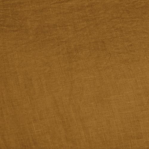 Lot De 2 Taies D'oreillers 60 X 60 Cm En Lin Lavé Caramel - Luisa