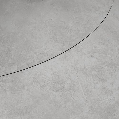 Table Extensible Ovale 130 à 190 Cm En Céramique Gris Béton - Adele