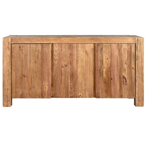Buffet 168 Cm 3 Portes 3 Tablettes Bois De Pin Massif Recyclé - Chalet