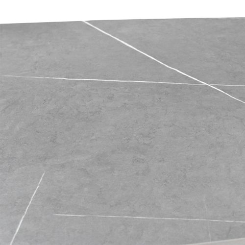 Table Haute 140 Cm Rectangulaire Céramique Gris Marbré - Harper