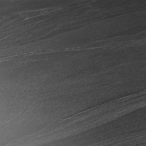 Table Haute 140 Cm Rectangle Céramique Gris Anthracite Marbré - Harper