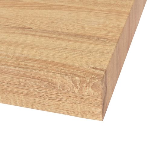 Table Basse Carrée 80 X 80 Cm Décor Chêne Et Pieds Métal – Billie