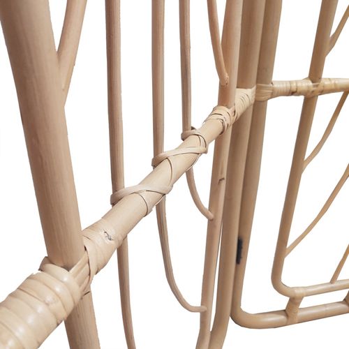 Paravent H. 180 Cm En Rotin Naturel Ajouré Formes Organiques – Hazel