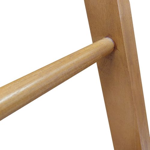 Porte Serviettes Autoportant H. 100 Cm En Bois De Teck Vernis – Anya