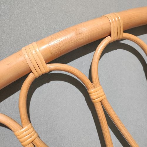 Tête De Lit 160 Cm Ronde En Rotin Naturel Avec Cannage - Hazel