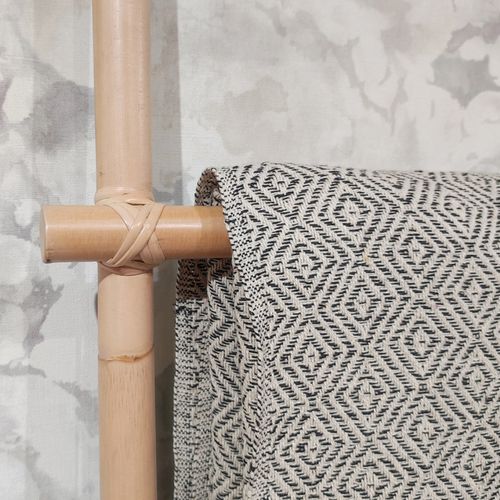 Echelle Porte Serviette 190 Cm En Rotin Naturel - Livio