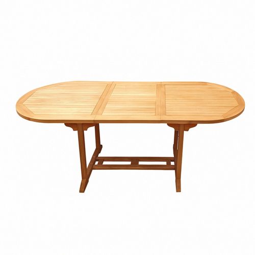 Table De Jardin Ovale Extensible 180/240 Cm Teck Massif – Ancolie